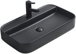Mexen Sofia countertop basin 70 x 40 cm, black matte - 22157085