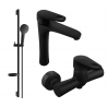 Mexen Kama DS05 shower set, Black - 72514DS05-70
