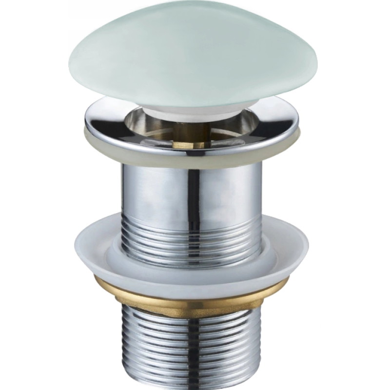Mexen round click-clack drain plug, mint ceramic matte - 79910-46