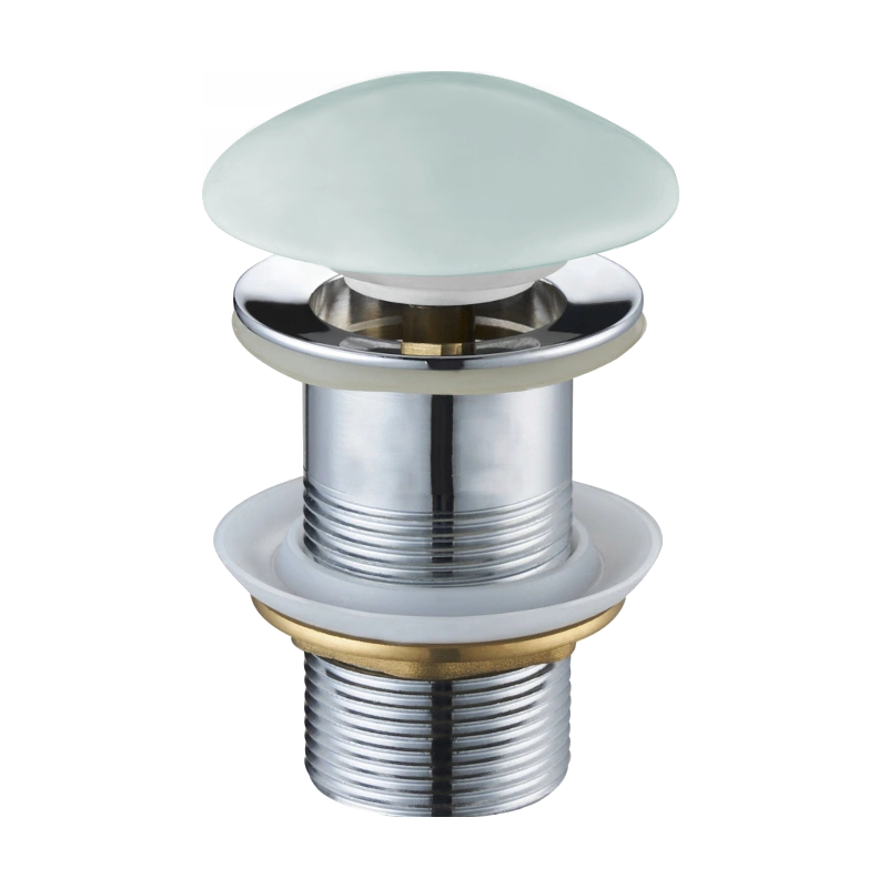 Mexen round click-clack plug, mint ceramic matt - 79910-46