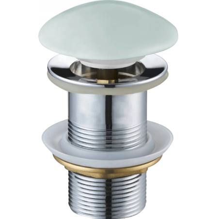 Mexen round click-clack drain plug, mint ceramic matte - 79910-46