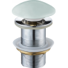 Mexen round click-clack plug, mint ceramic matt - 79910-46