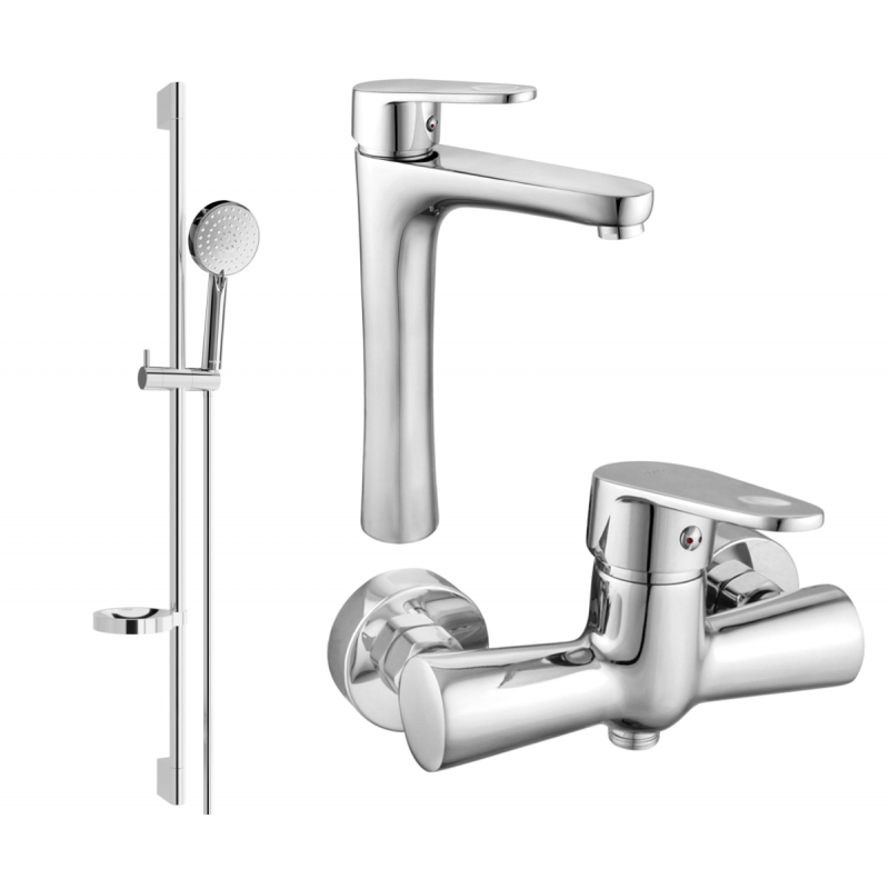 Mexen Kama DS75 shower set, Chrome - 72514DS75-00