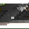 Mexen Elias 1-compartment granite sink with a drip tray and kitchen mixer tap Aster, Black/Silver metallic - 6511-73-73450-07-B