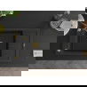 Mexen Elias 1-compartment granite sink with a drip tray and kitchen mixer tap Aster, Black/Silver metallic - 6511-73-73450-57-G