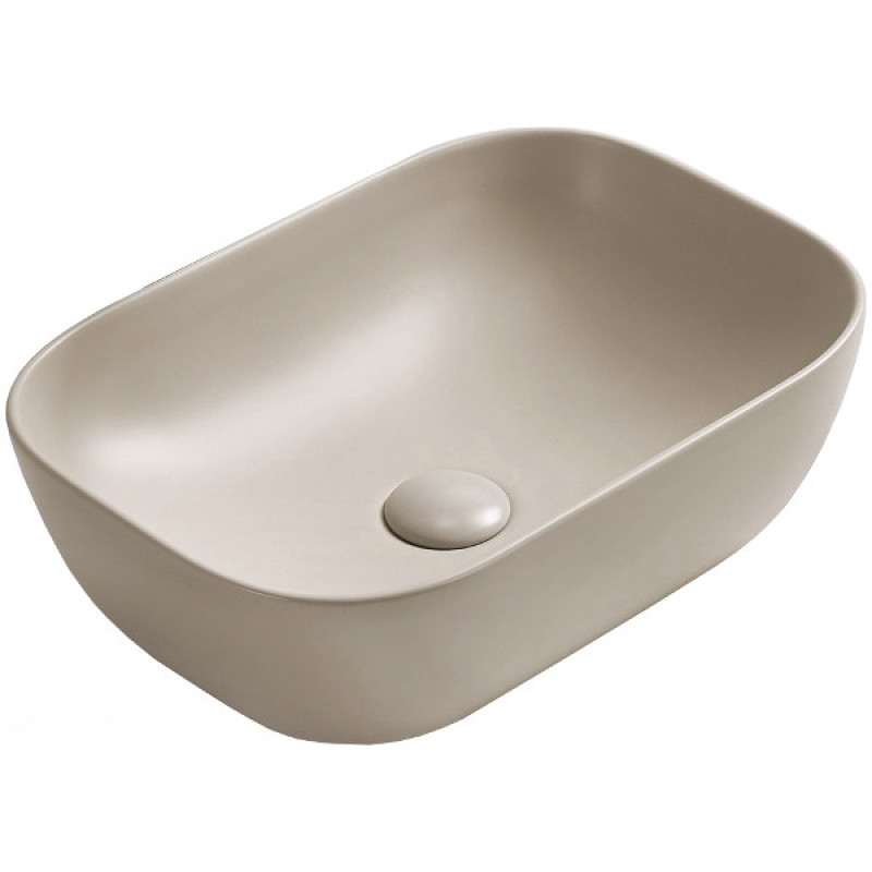 Mexen Rita countertop sink 45 x 32 cm, beige matte - 21084566