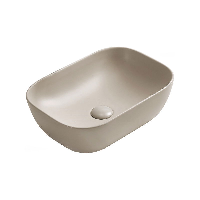 Mexen Rita countertop washbasin 45 x 32 cm, Beige matt - 21084566