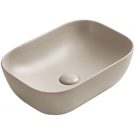 Mexen Rita countertop sink 45 x 32 cm, beige matte - 21084566