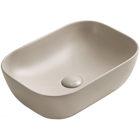 Mexen Rita countertop washbasin 45 x 32 cm, Beige matt - 21084566