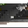Mexen Elias 1-compartment granite sink with a drip tray and kitchen mixer tap Aster, Black - 6511-77-73450-07