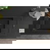 Mexen Elias 1-compartment granite sink with a drip tray and kitchen mixer tap Aster, Black - 6511-77-73450-70-B