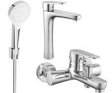 Mexen Kama R05 bathtub set, Chrome - 72513R05-00