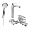 Mexen Kama R75 bath set, chrome - 72513R75-00
