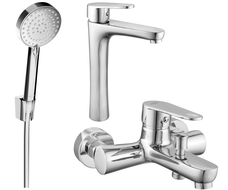 Mexen Kama R75 bathtub set, Chrome - 72513R75-00