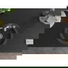 Mexen Diego 1-compartment granite sink with a kitchen mixer tap Aster, spotted black - 6512-76-73450-07