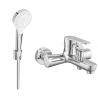 Mexen Kama R05 bathtub mixer tap with shower head, Chrome - 7253R05-00