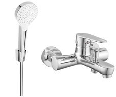 Mexen Kama R05 bathtub mixer tap with shower head, Chrome - 7253R05-00