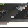 Mexen Diego 1-compartment granite sink with a kitchen mixer tap Aster, spotted black - 6512-76-73450-57-B