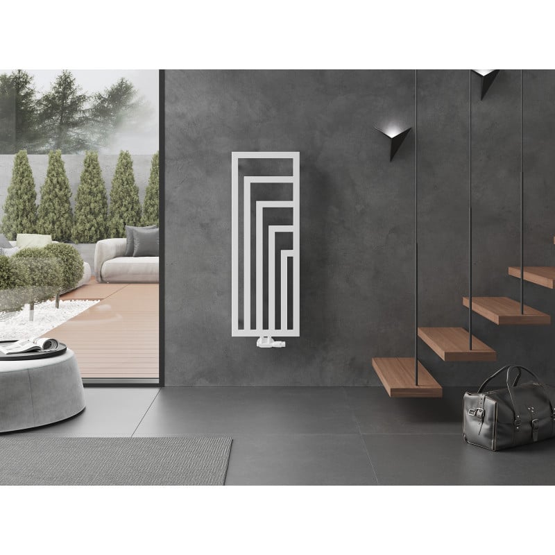 Mexen Alaska decorative radiator 1216 x 440 mm, 542 W, white - W205-1216-440-00-20