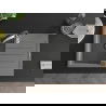 Mexen Bruno 1-compartment granite sink with a drip tray and kitchen mixer tap Aster, Grey - 6513-71-73450-07-B