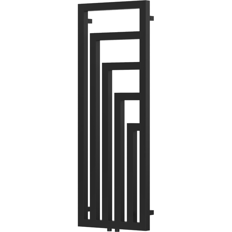 Mexen Alaska Decorative Radiator 1216 x 440 mm, 542 W, Black - W205-1216-440-00-70