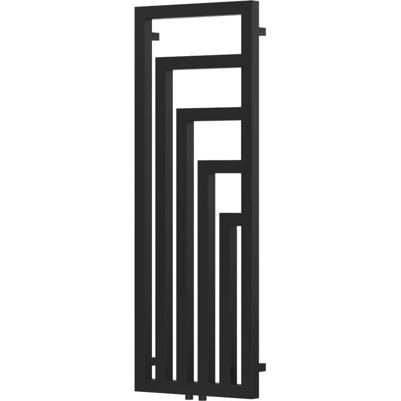Mexen Alaska decorative radiator 1216 x 440 mm, 549 W, Black - W205-1216-440-00-70