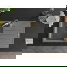 Mexen Bruno 1-compartment granite sink with a drip tray and kitchen mixer tap Aster, Grey - 6513-71-73450-57-B