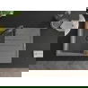 Mexen Bruno 1-compartment granite sink with a drip tray and kitchen mixer tap Aster, Grey - 6513-71-73450-70-B