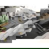 Mexen Bruno 1-compartment granite sink with a drip tray and kitchen mixer tap Aster, spotted black - 6513-76-73450-57-G