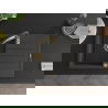 Mexen Bruno 1-compartment granite sink with a drip tray and kitchen mixer tap Aster, spotted black - 6513-76-73450-57-G