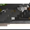 Mexen Bruno 1-compartment granite sink with a drip tray and kitchen mixer tap Aster, spotted black - 6513-76-73450-57-B