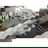 Mexen Bruno 1-compartment granite sink with a drip tray and kitchen mixer tap Aster, spotted black - 6513-76-73450-70-B