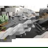 Mexen Bruno 1-compartment granite sink with a drip tray and kitchen mixer tap Aster, Black - 6513-77-73450-07
