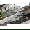 Mexen Bruno 1-compartment granite sink with a drip tray and kitchen mixer tap Aster, Black - 6513-77-73450-57-G