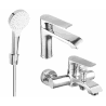 Mexen Pecos R05 bath set, chrome - 72703R05-00