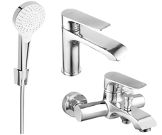 Mexen Pecos R05 bathtub set, Chrome - 72703R05-00
