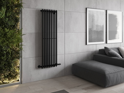 Mexen Atlanta decorative radiator 1500 x 460 mm, 894 W, Black - W211-1500-460-00-70