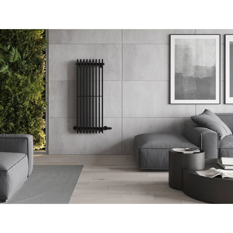 Mexen Aurora decorative radiator 1200 x 450 mm, 917 W, black - W212-1200-450-00-70