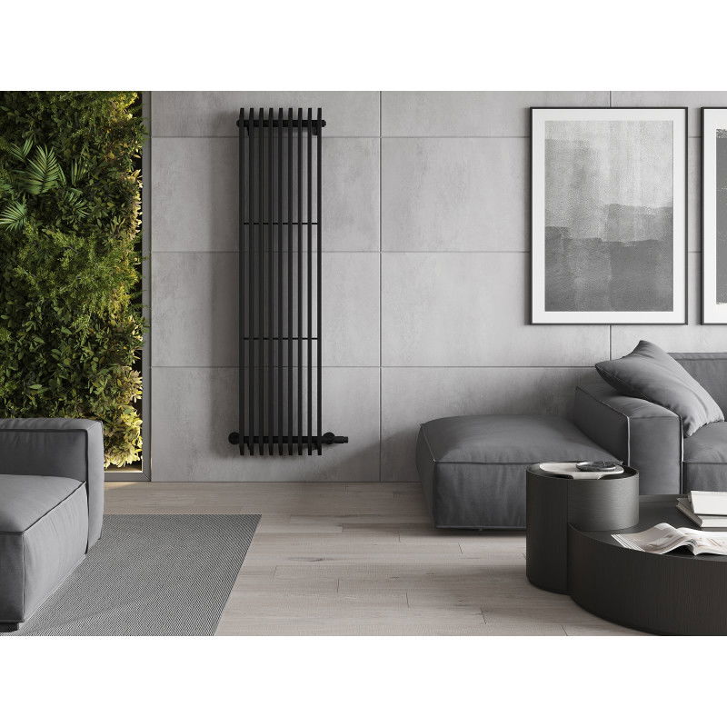Mexen Aurora decorative radiator 1800 x 450 mm, 1347 W, black - W212-1800-450-00-70
