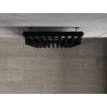 Mexen Aurora decorative radiator 1800 x 450 mm, 1347 W, Black - W212-1800-450-00-70