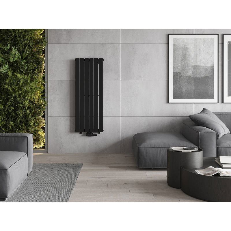 Mexen Boston decorative radiator 1200 x 452 mm, 611 W, black - W213-1200-452-00-70