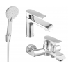 Mexen Pecos R40 bath set, chrome - 72703R40-00