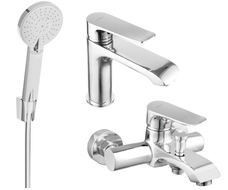 Mexen Pecos R40 bath set, chrome - 72703R40-00