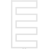 Mexen Florida Decorative Radiator 1080 x 600 mm, 358 W, White - W206-1080-600-00-20