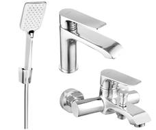 Mexen Pecos R62 bathtub set, Chrome - 72703R62-00