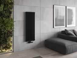 Mexen Kansas decorative radiator 1200 x 420 mm, 975 W, Black - W204-1200-420-00-70