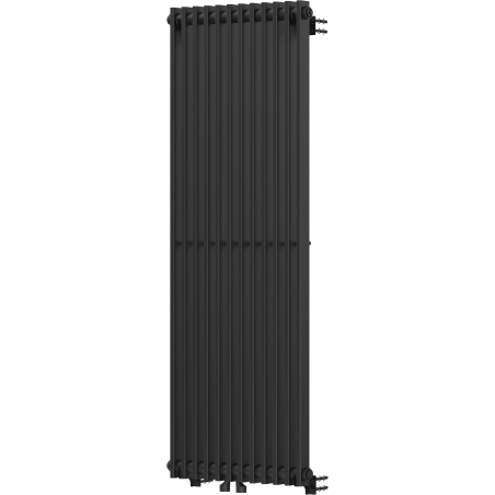Mexen Kansas decorative radiator 1200 x 420 mm, 842 W, black - W204-1200-420-00-70