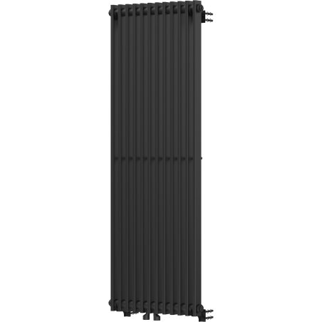 Mexen Kansas decorative radiator 1200 x 420 mm, 975 W, Black - W204-1200-420-00-70