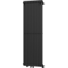 Mexen Kansas decorative radiator 1200 x 420 mm, 842 W, black - W204-1200-420-00-70