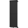 Mexen Kansas decorative radiator 1200 x 420 mm, 975 W, Black - W204-1200-420-00-70